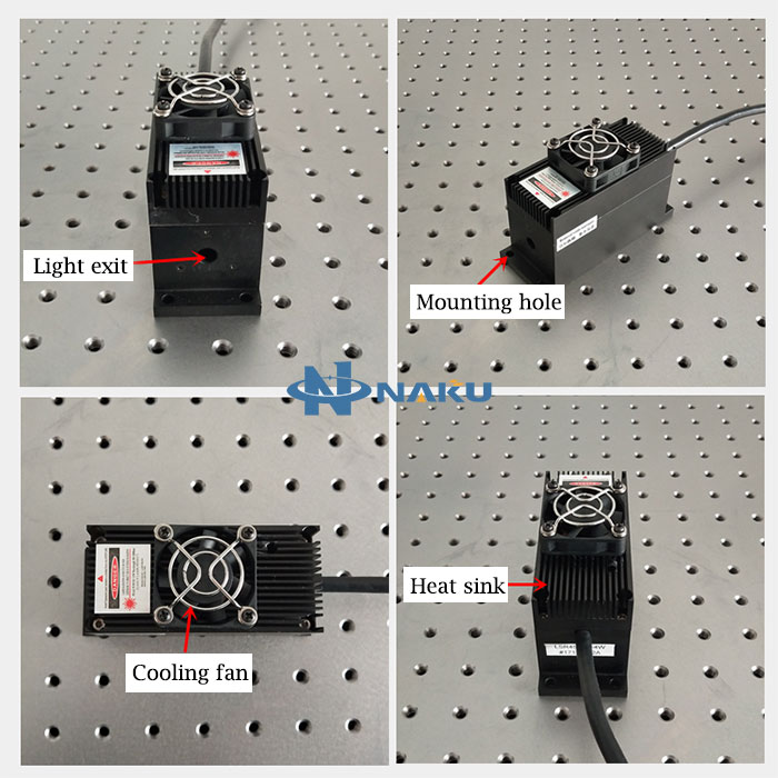 457nm blue semiconductor laser